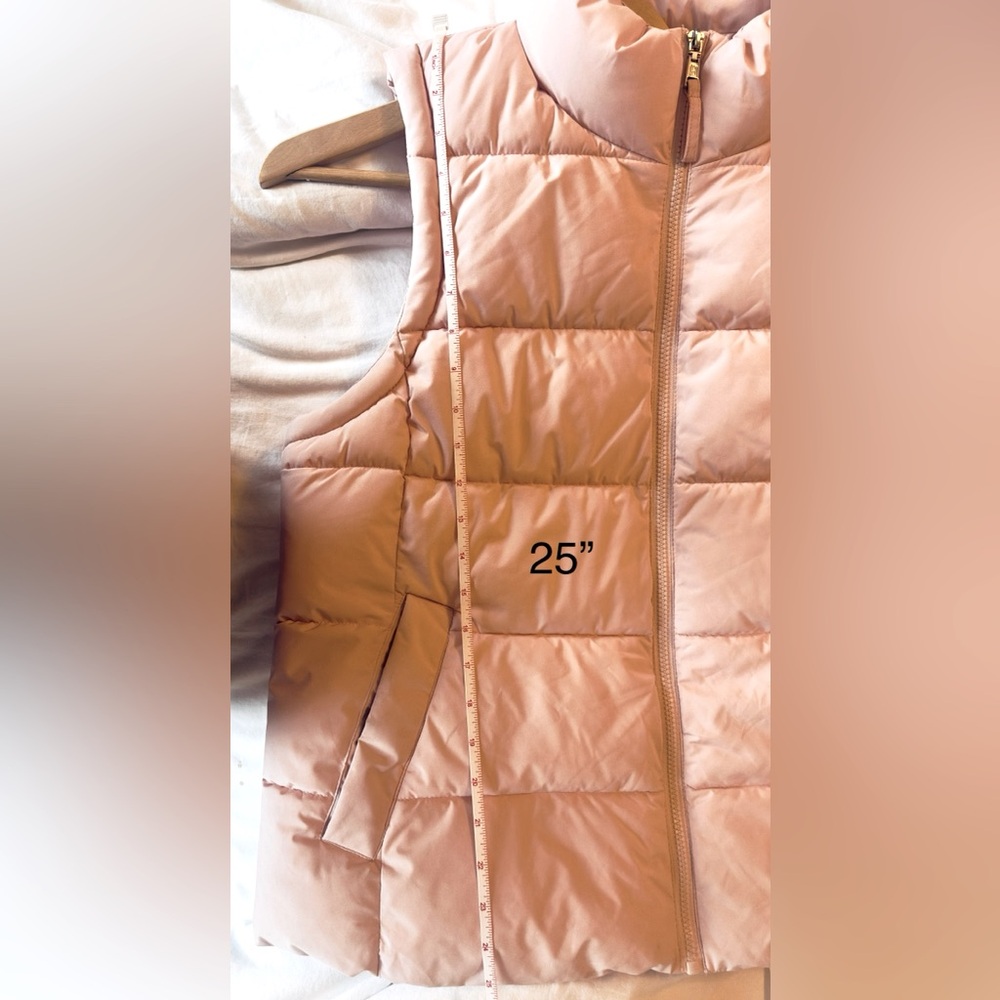 Tommy Hilfiger Light Pink Puffer Vest - Picture 6 of 7